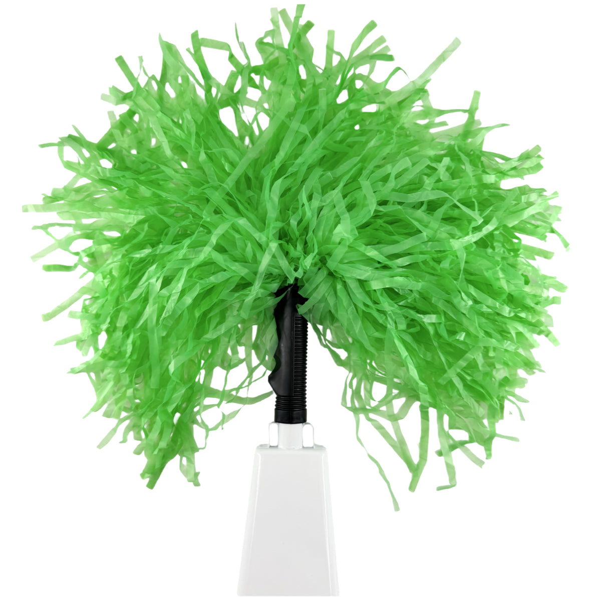 Green Football Pom-Bell