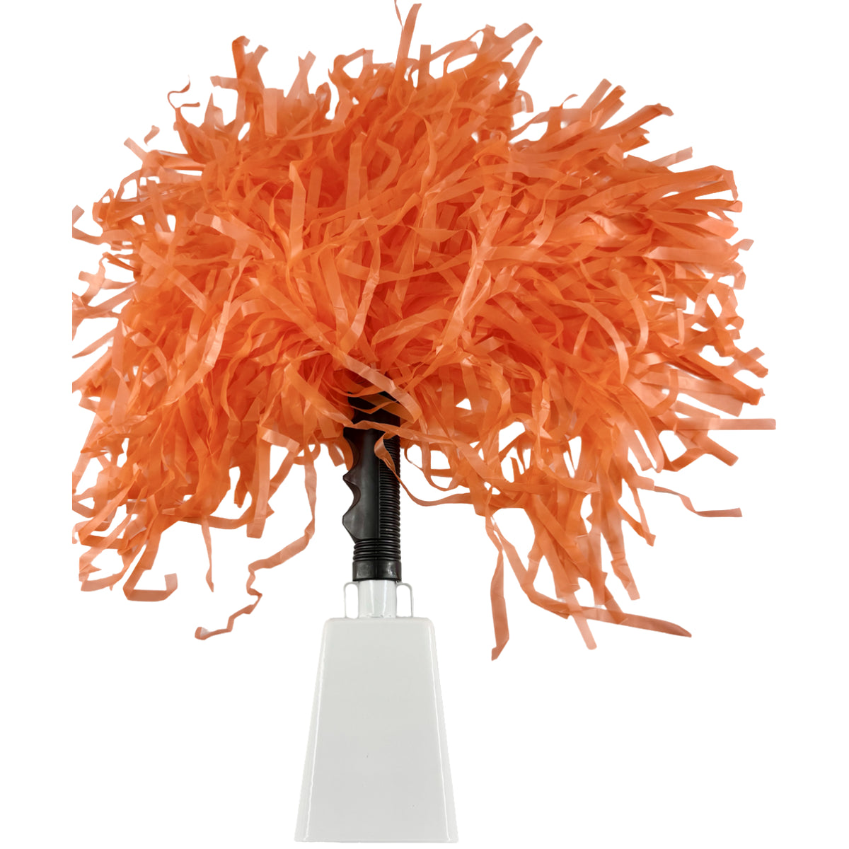 Orange Football Pom-Bell