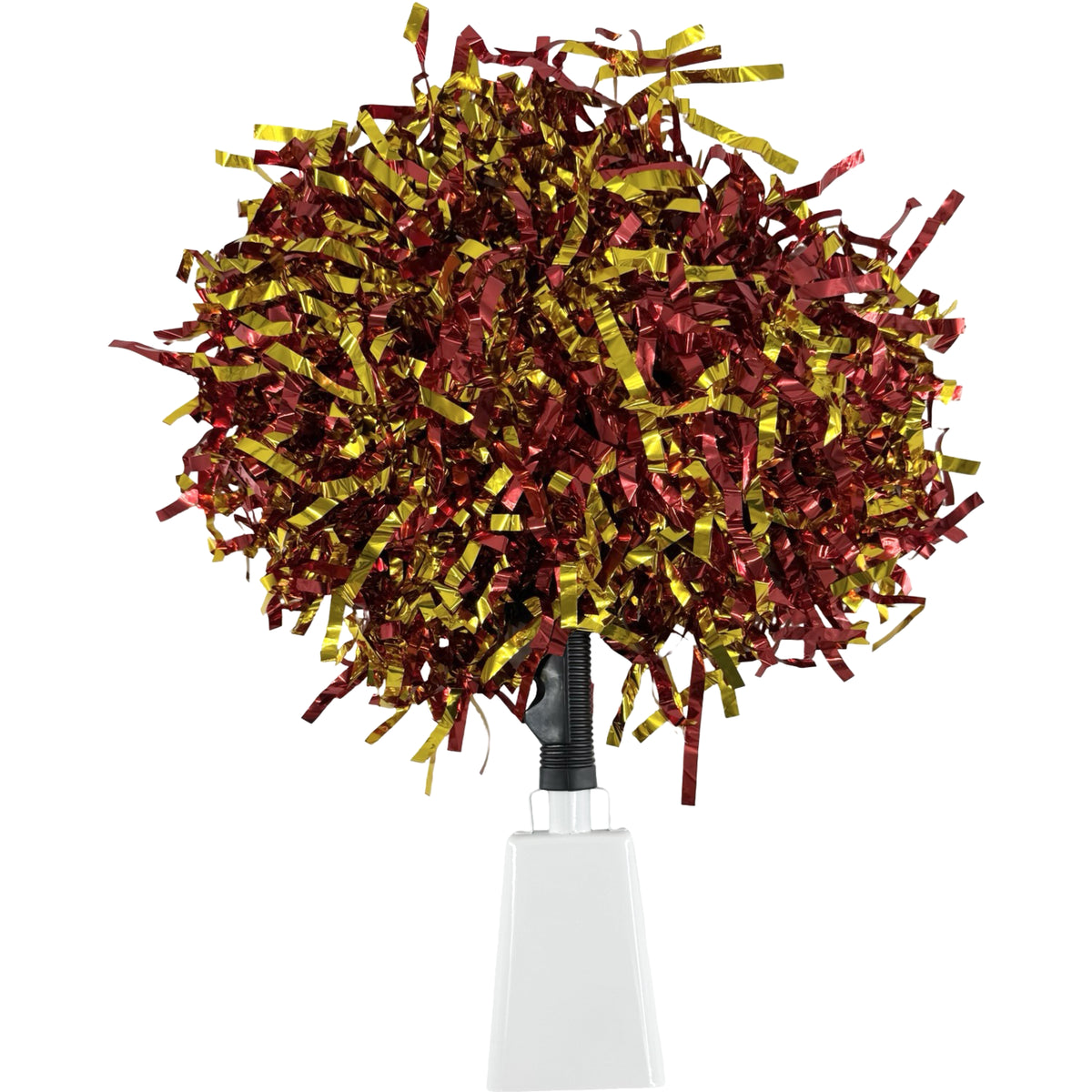 Red &amp; Gold Football Pom-Bell