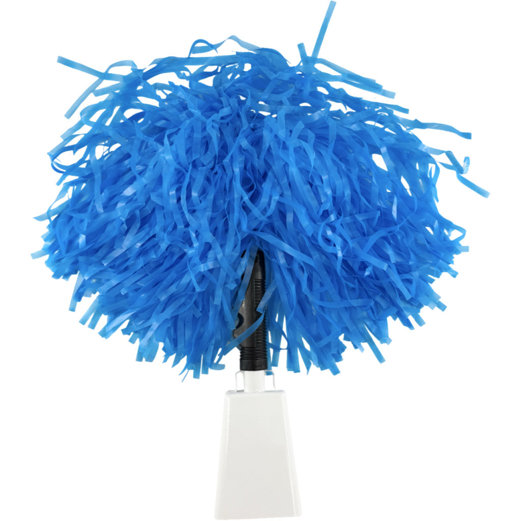 Blue Football Pom-Bell