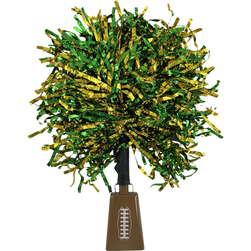 Green &amp; Gold Pom-Bell
